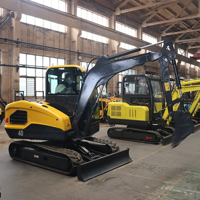 qualité Couleur économisante de la tonne 34kw de Mini Backhoe Excavator 4 d'énergie adaptée aux besoins du client usine