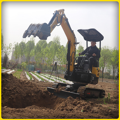 quality Water Cooling Mini Crawler Excavator 20kw 2T With Three Cylinder factory